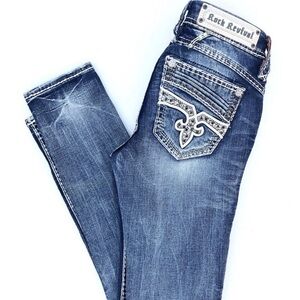Rock Revival Calie Skinny Jean Size 26